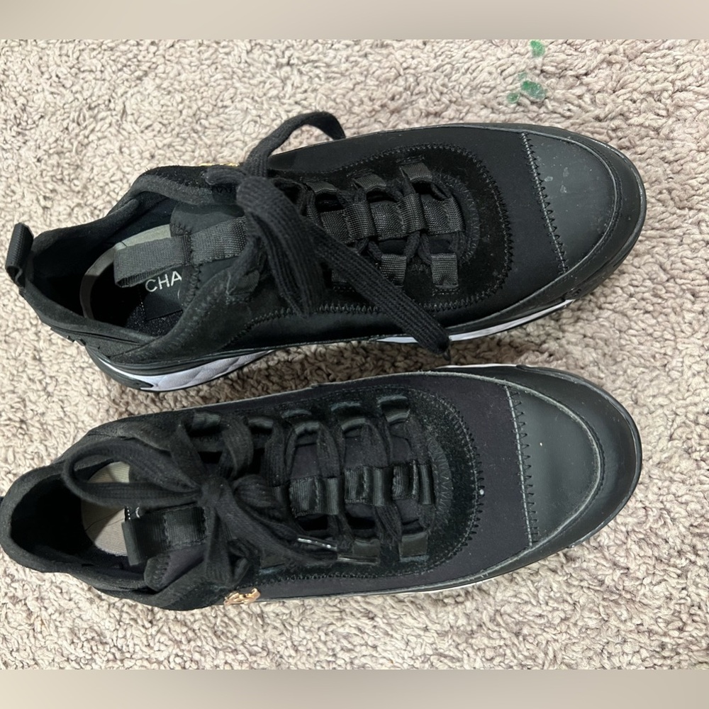 Black sneakers